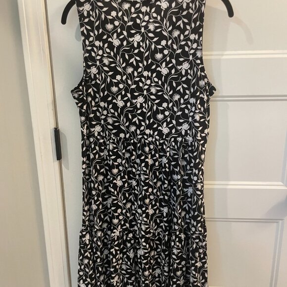 Black and White print Dress - Picture 3 of 4